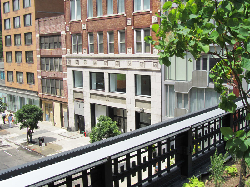View of Tracy Williams, Ltd. from The High Line